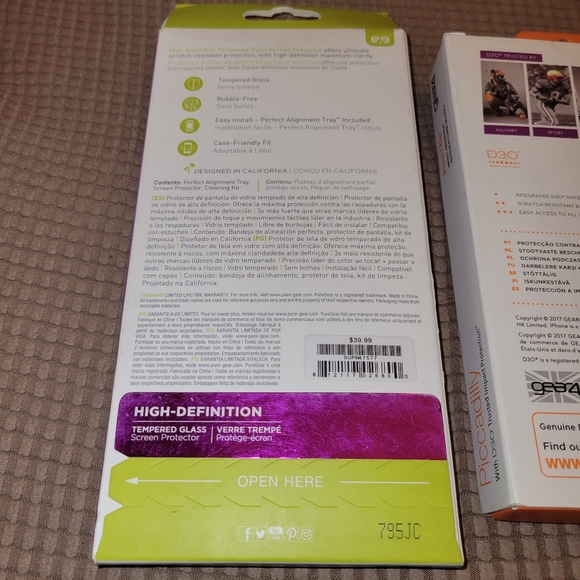 Gear4 D3O Piccadilly Case & PureGear Screen Protector for iPhone 7 Plus - Picture 5 of 6